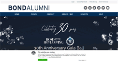Desktop Screenshot of alumni.bond.edu.au