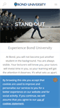 Mobile Screenshot of bond.edu.au